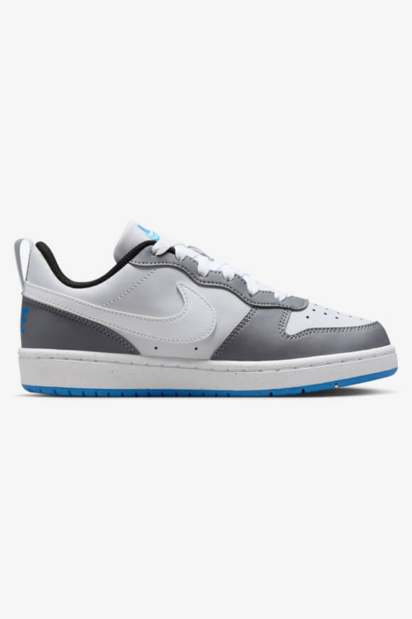 Sneaker Court Borough Recraft - Platino puro + Bianco + Grigio freddo