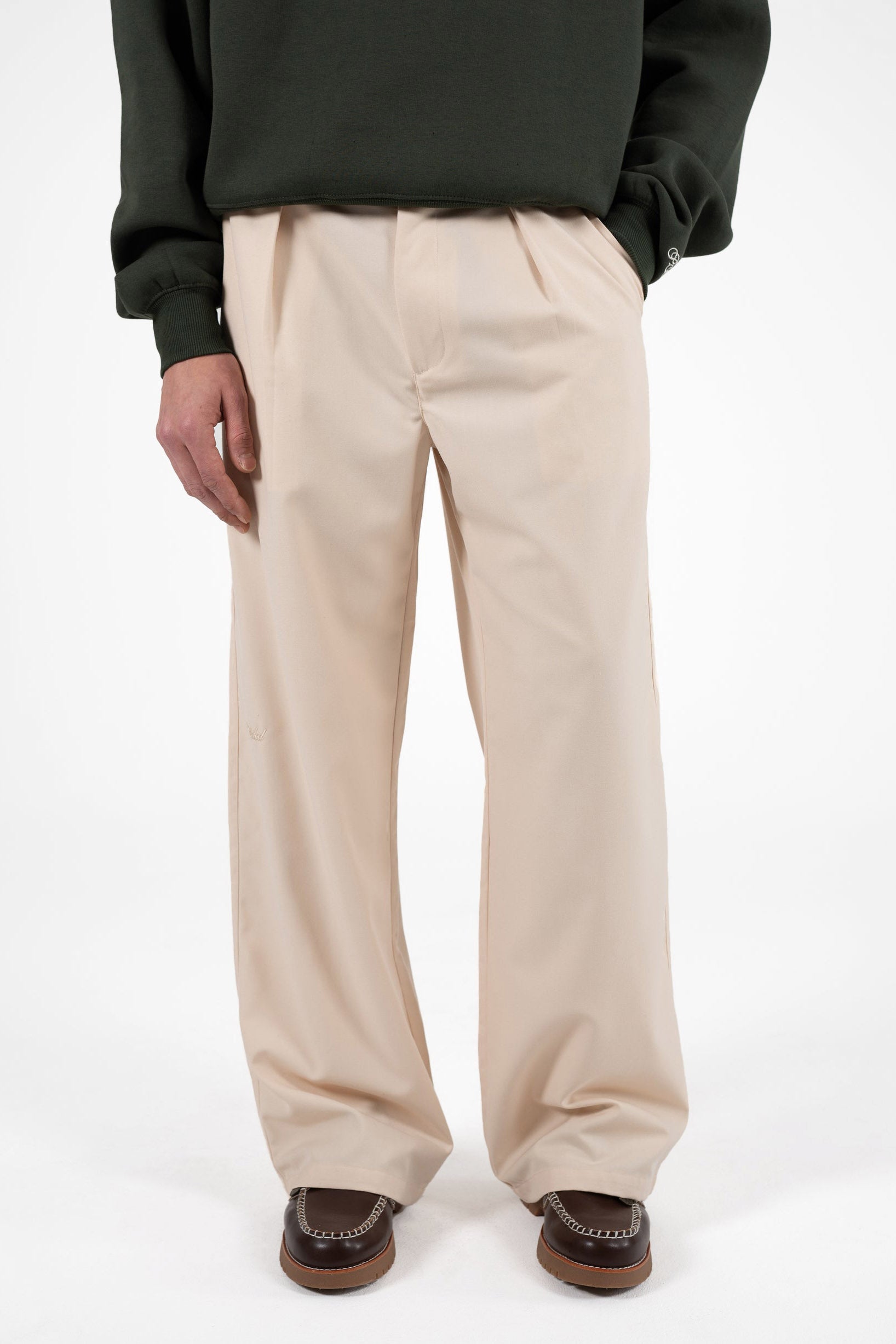 Pantalone in tessuto - Cream
