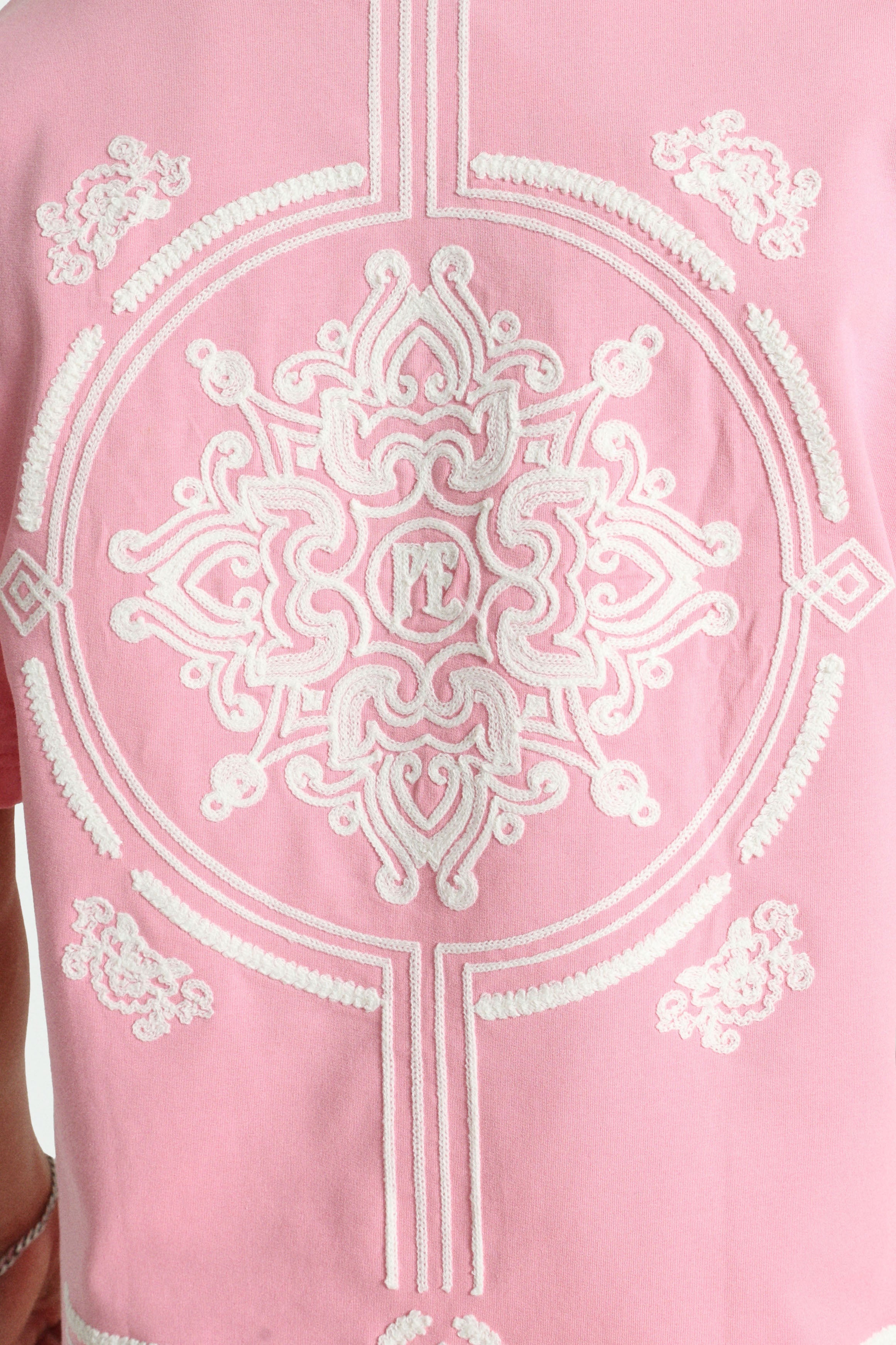 T-Shirt  - Pink + White
