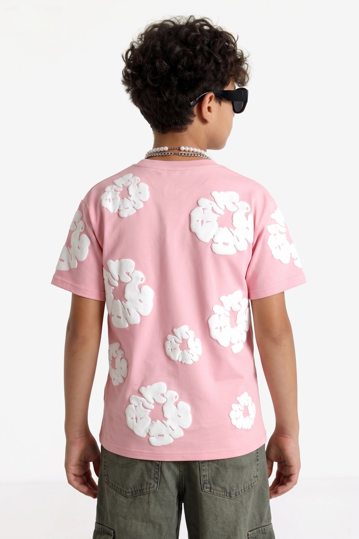 T-Shirt - Light Pink + White