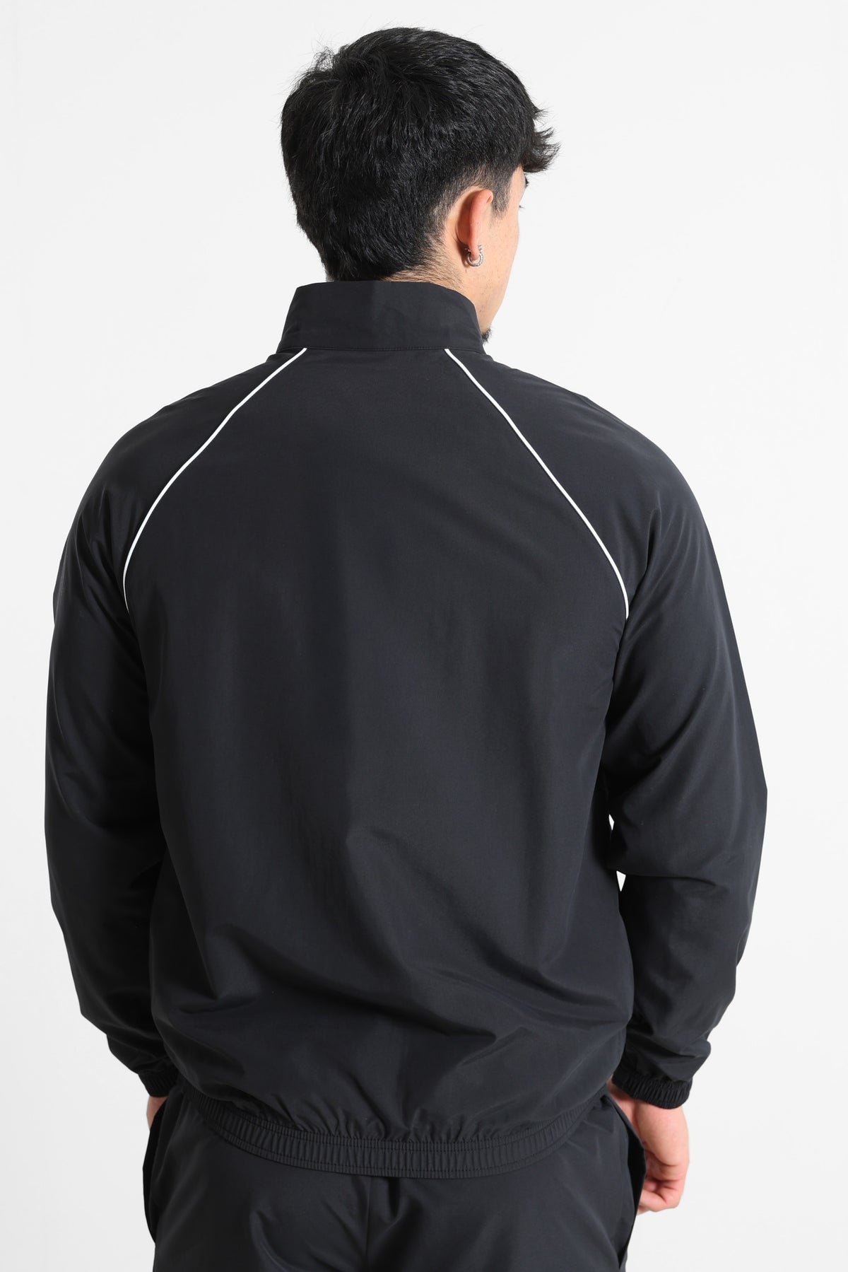 Track jacket - Black + White