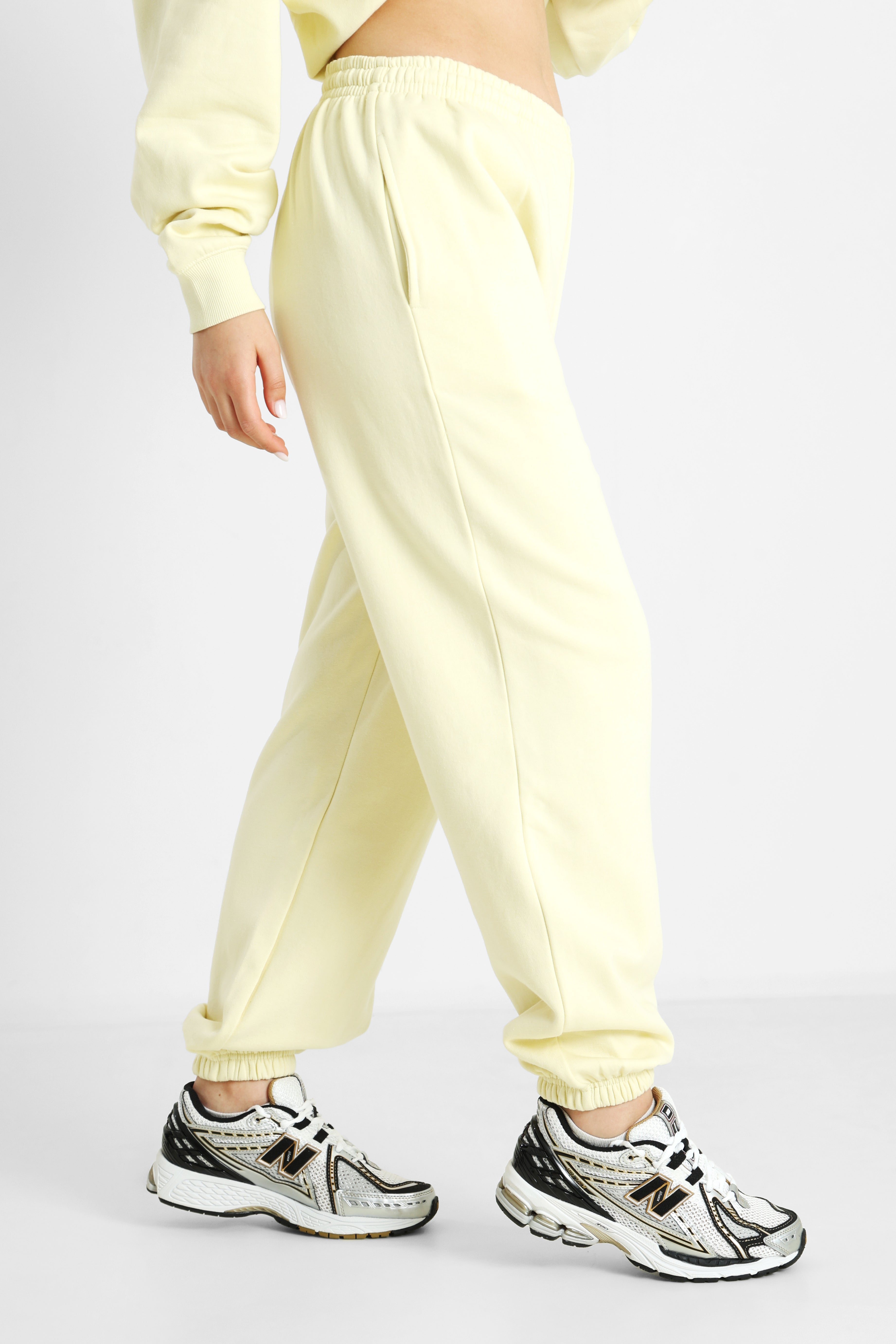 Pantalon sweat - jaune clair