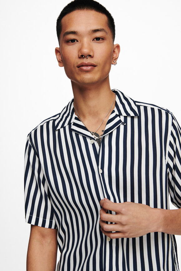 Camicia ONSWAYNE - Abito blu + bianco