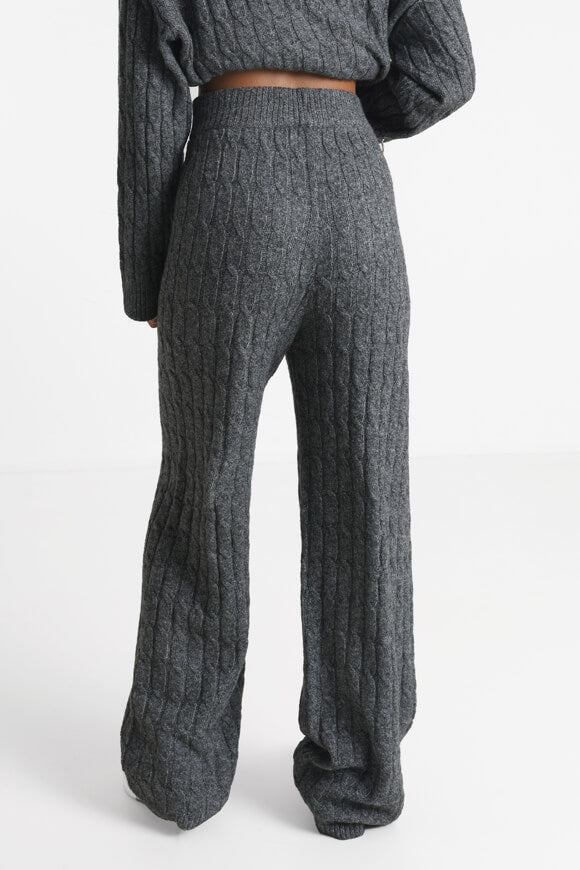 Strickhose - Dunkelgrau