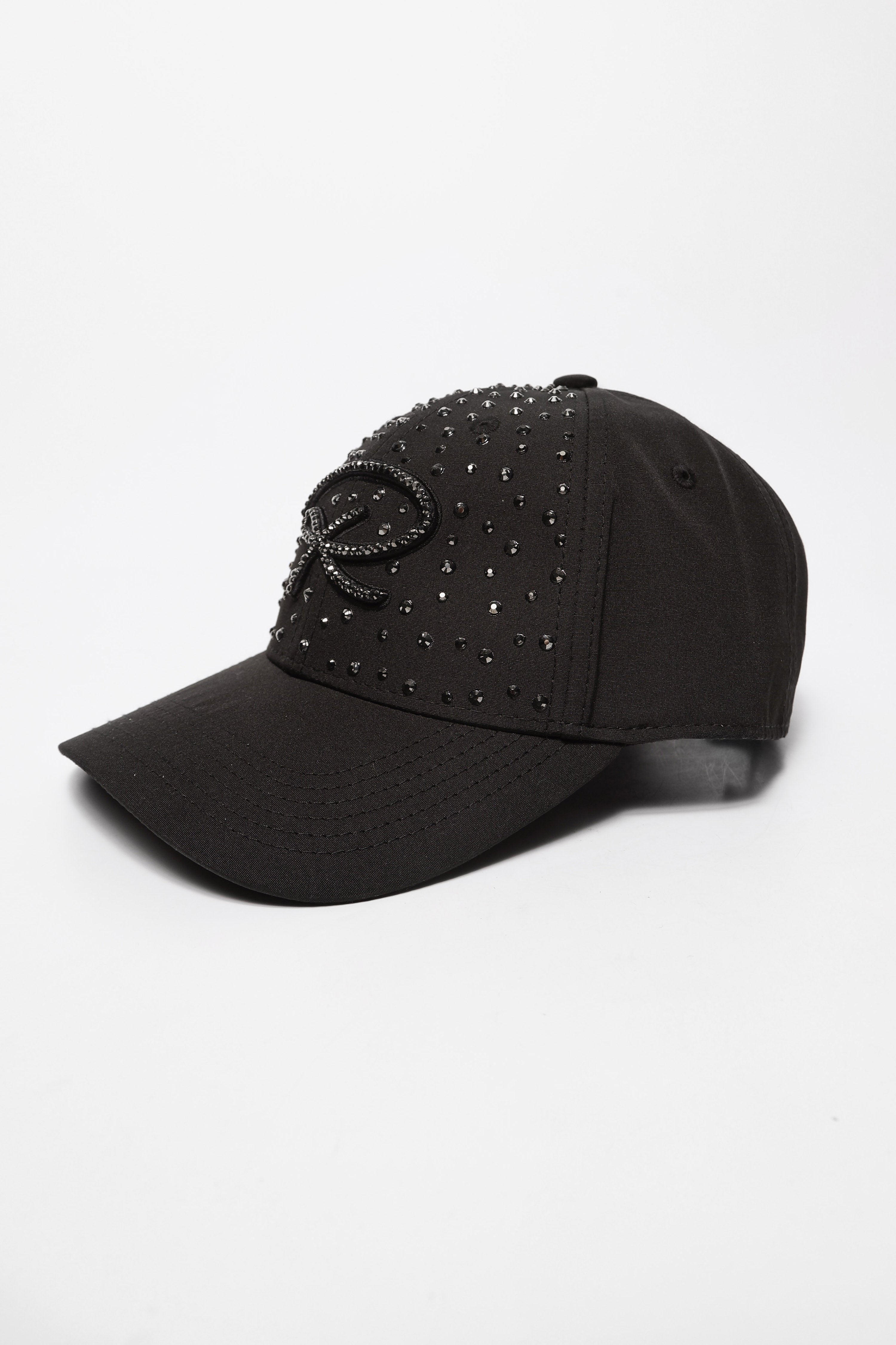 Cap mit Strass / Clipback - Black