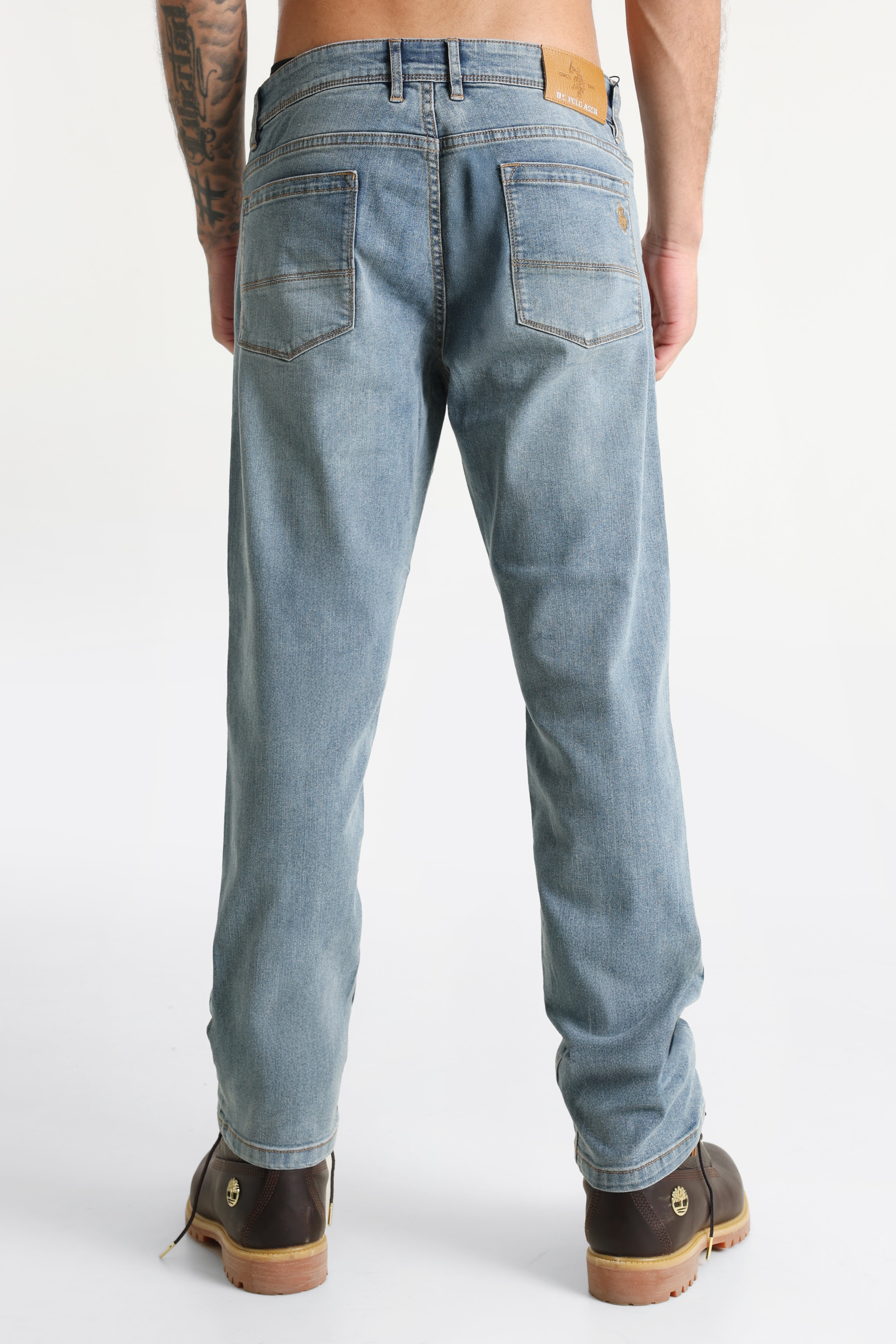 Roma Regular Fit Jeans - Light Blue Denim