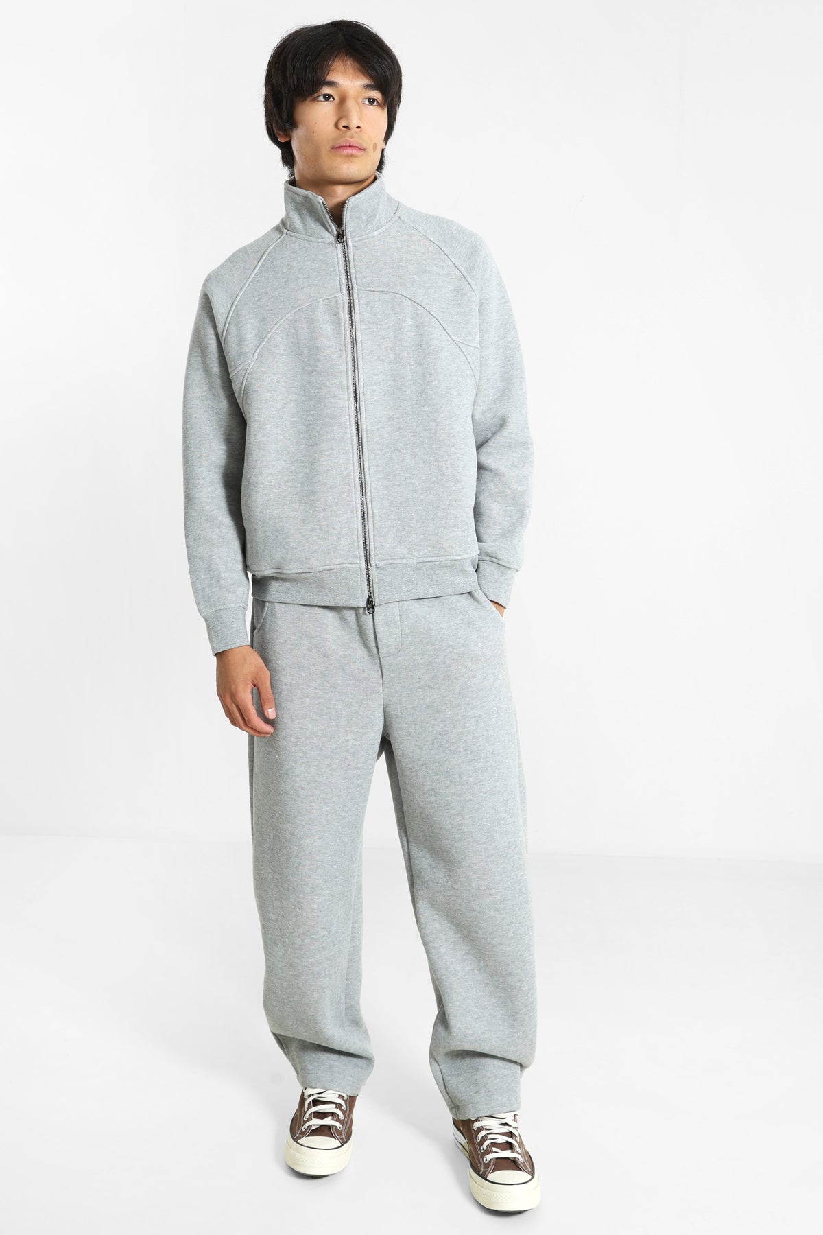 Sweatjacke - Grey Heather