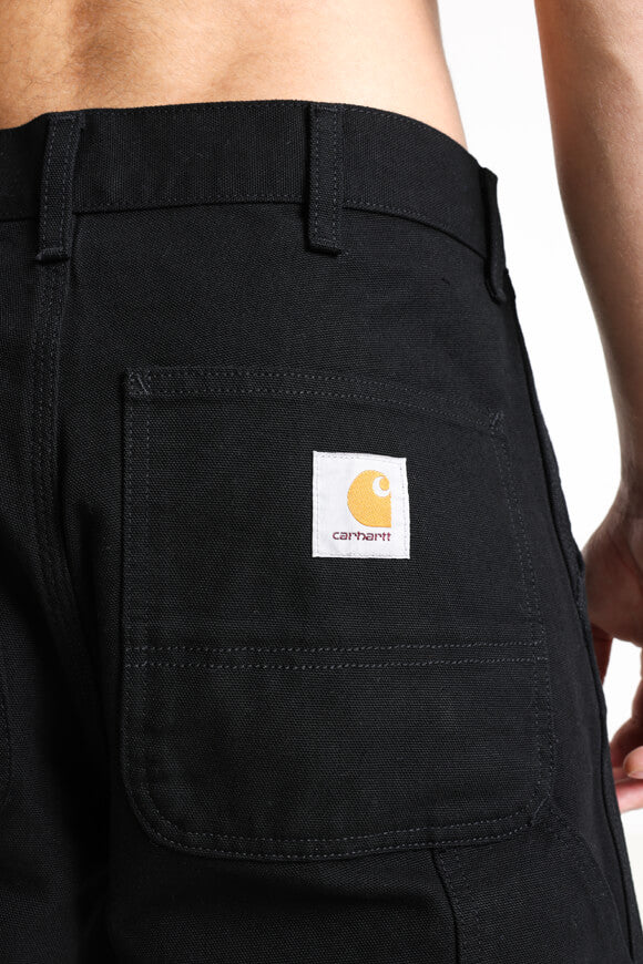 Single Knee Relaxed Straight Fit Jeans L32 - Black Rinsed