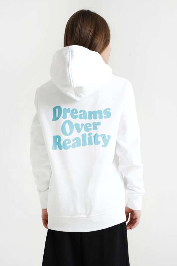 Sweat à capuche oversize Dreams Over Reality - Blanc