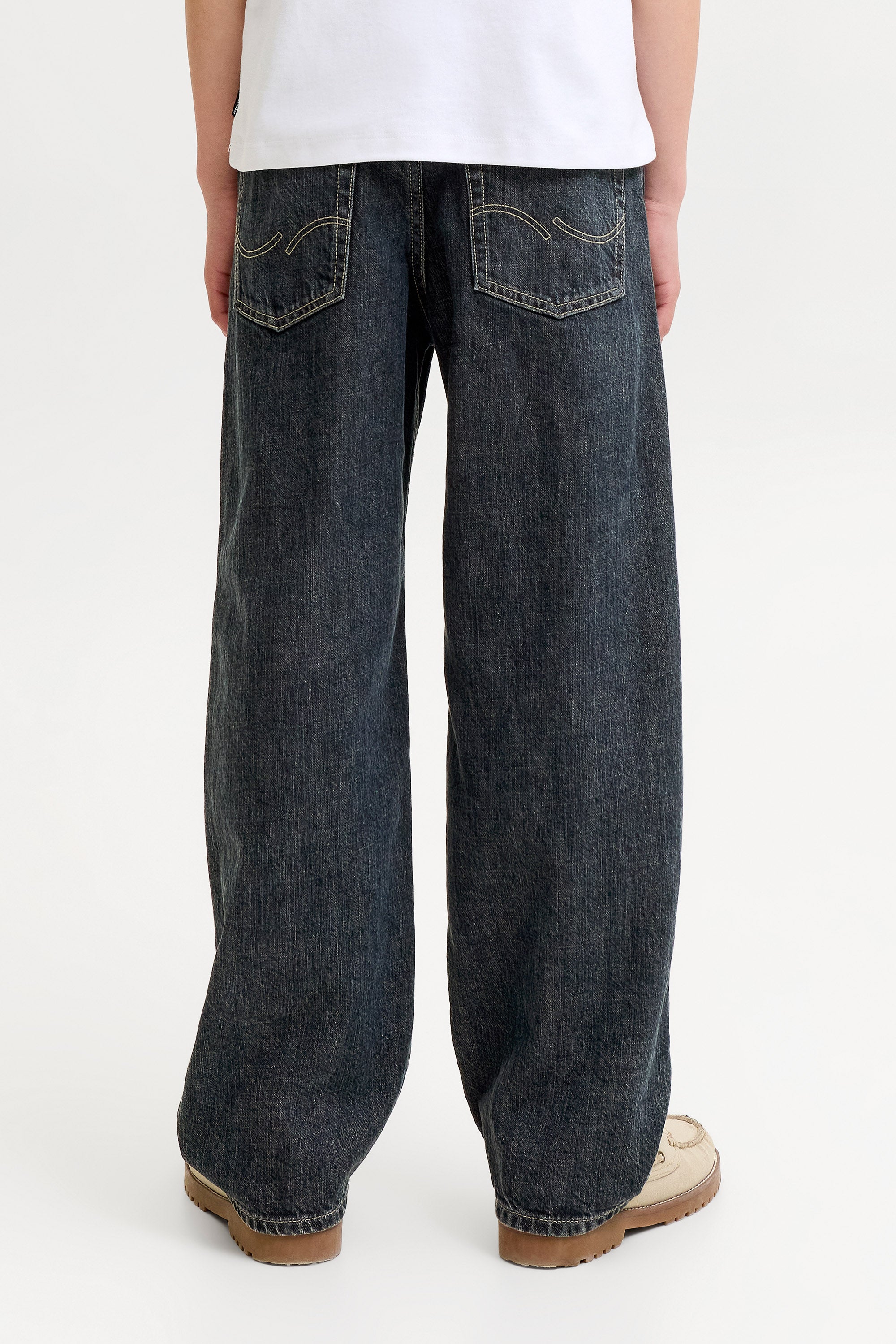 JJIALEX jean baggy fit - Blue Denim
