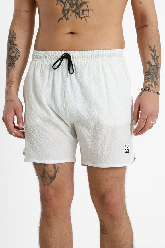 Chaffle swim shorts - White
