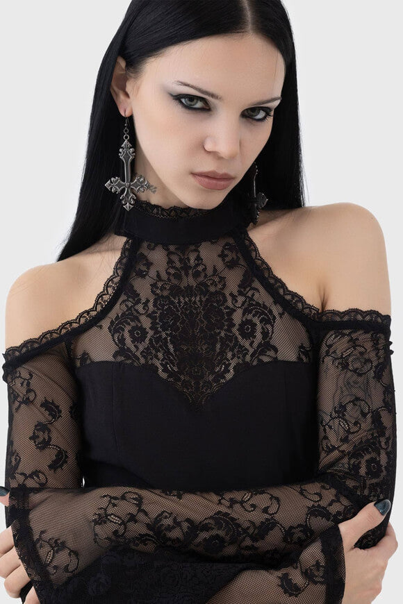 Lost Nostalgia Minikleid - Black