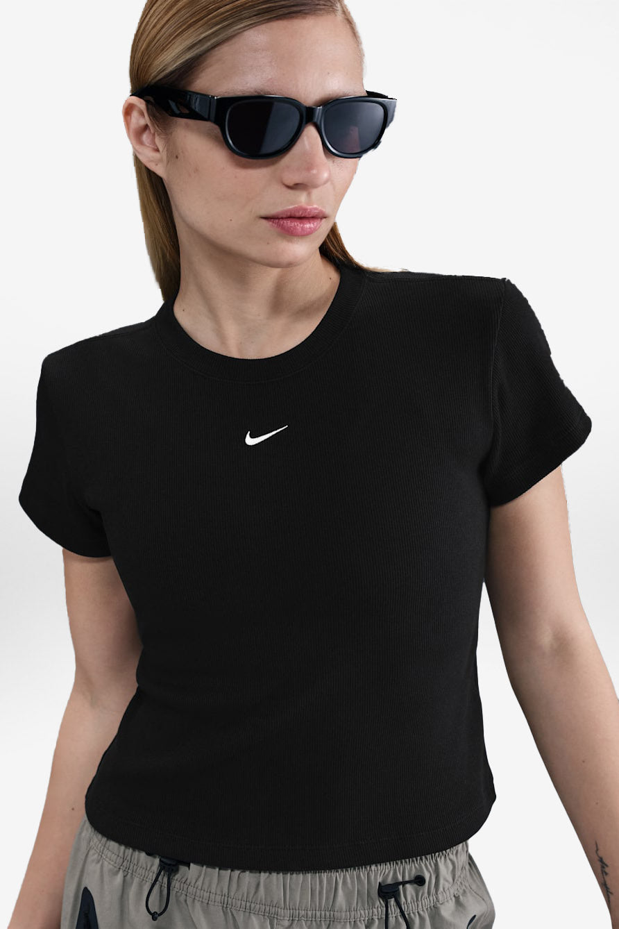 T-Shirt côtelé - Black