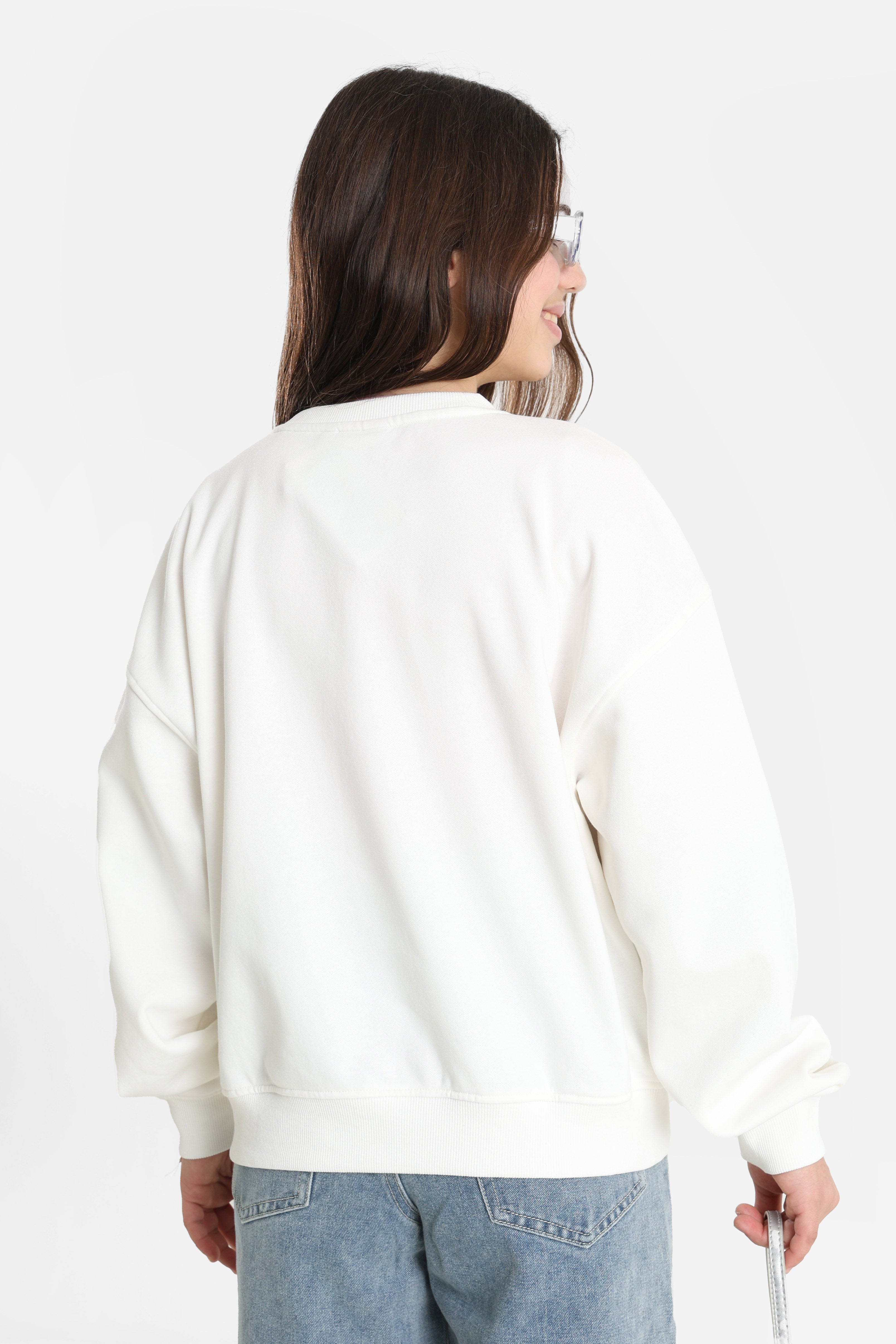 KOGBETINA Sweatshirt - Cloud Dancer