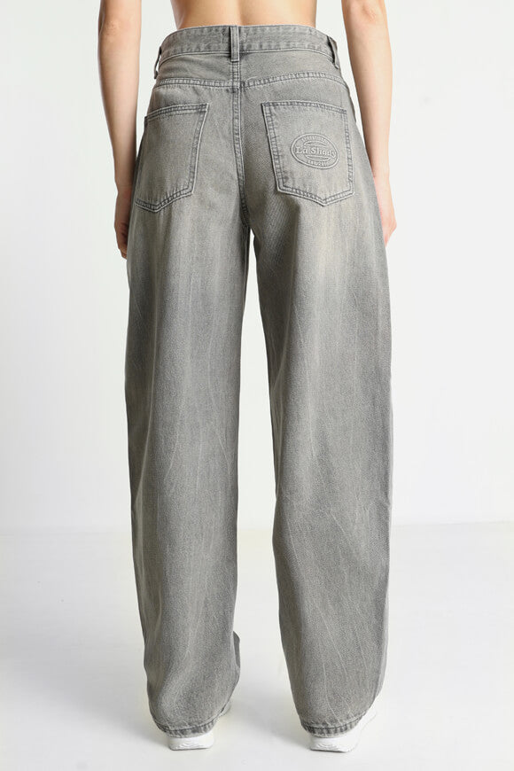 Barrel fit jeans - gray denim