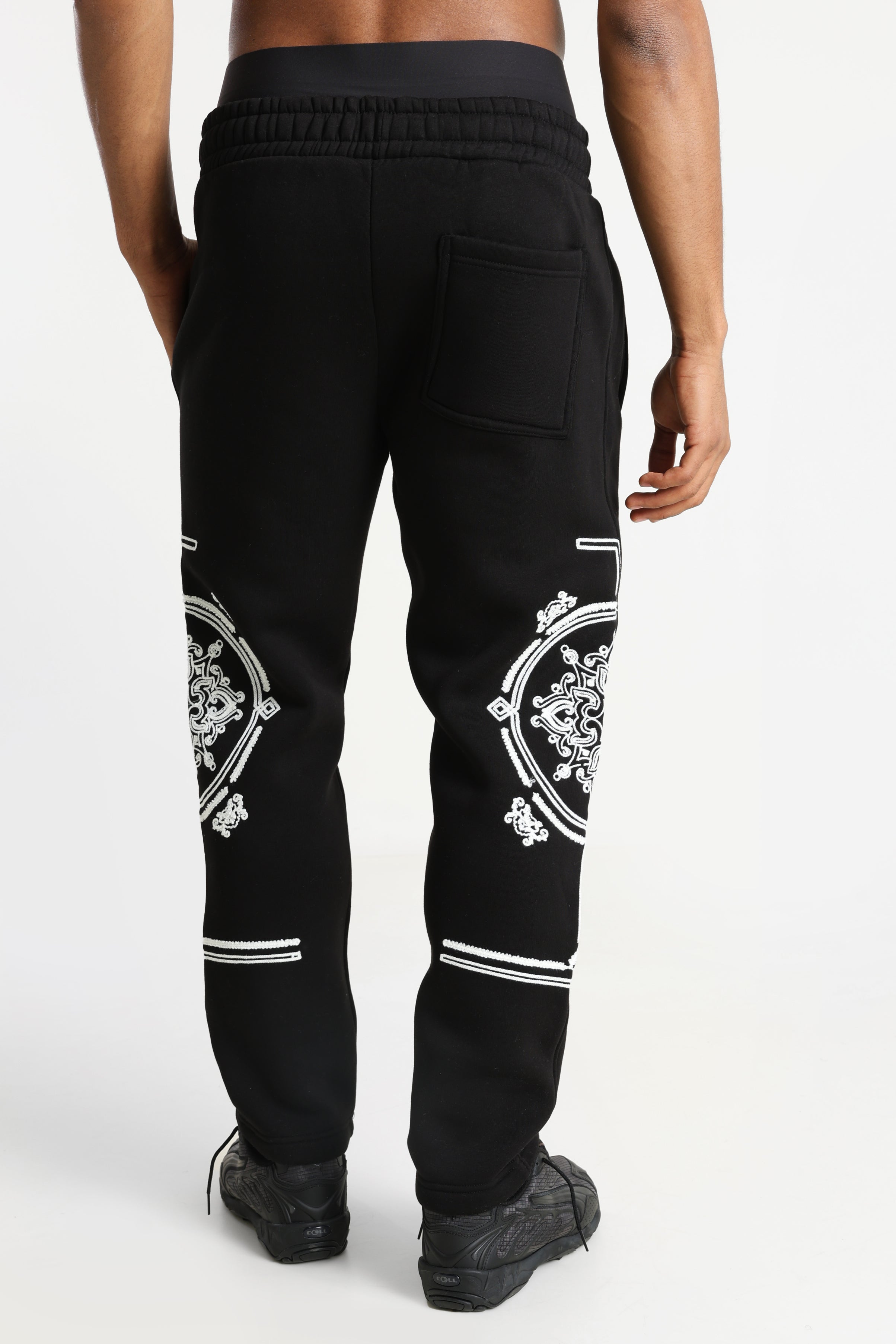 Sweatpants - Black + White