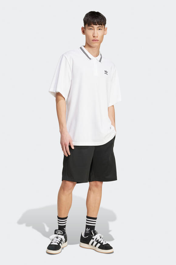 Polo surdimensionné - White + Black