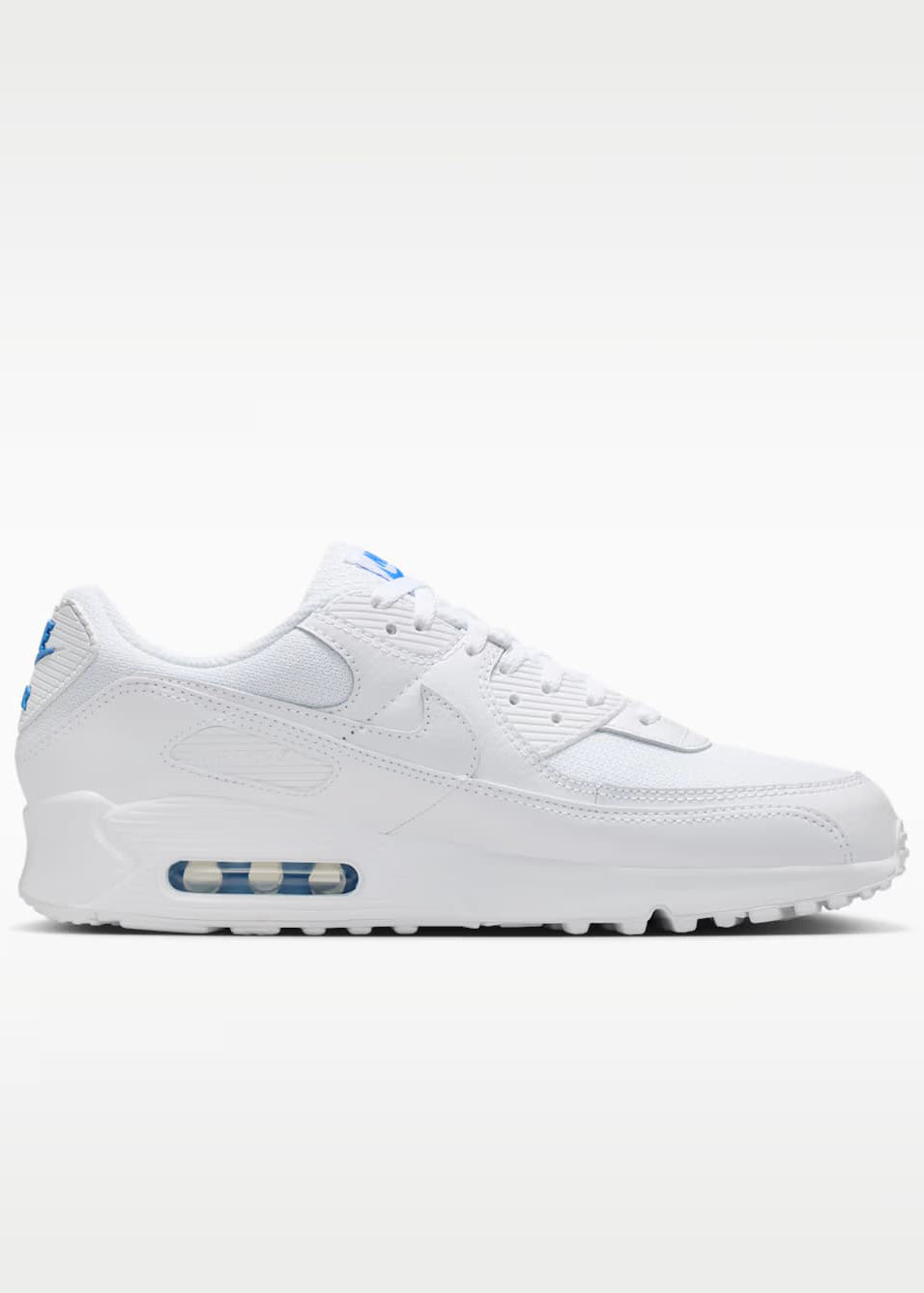 Air Max 90 Sneaker - White + Blue Crystal