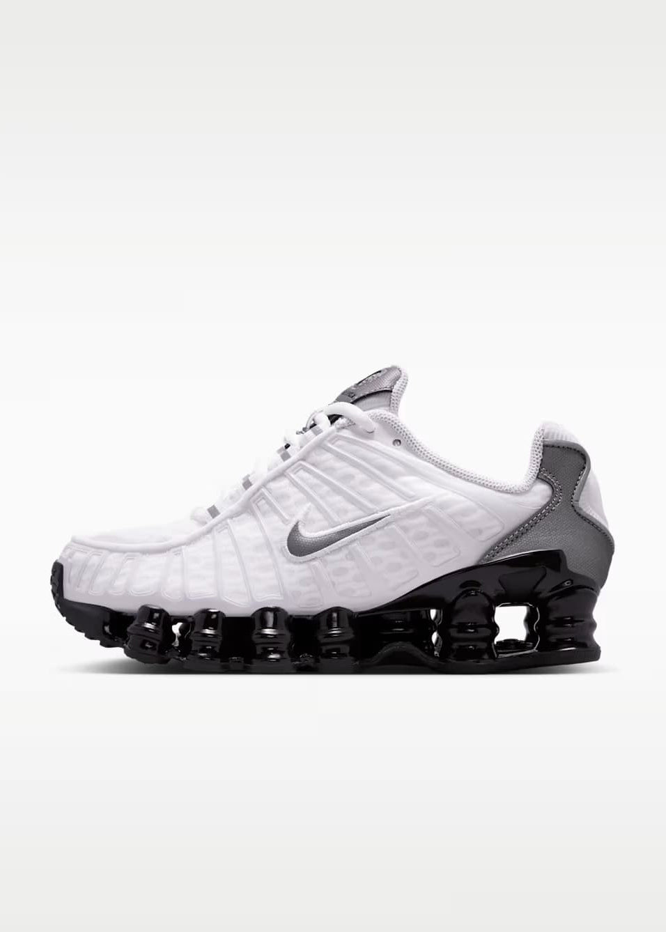 Shox TL sneakers - White + Black + Cool Grey + Metallic Cool Grey