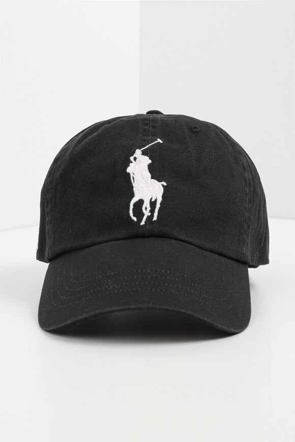 Strapback Cap - Schwarz + Weiss