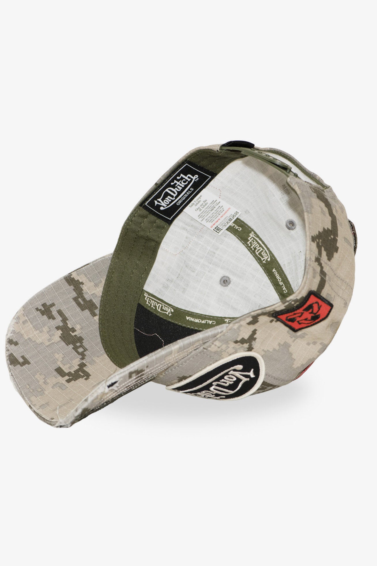 Snapback Cap - Sand Camouflage