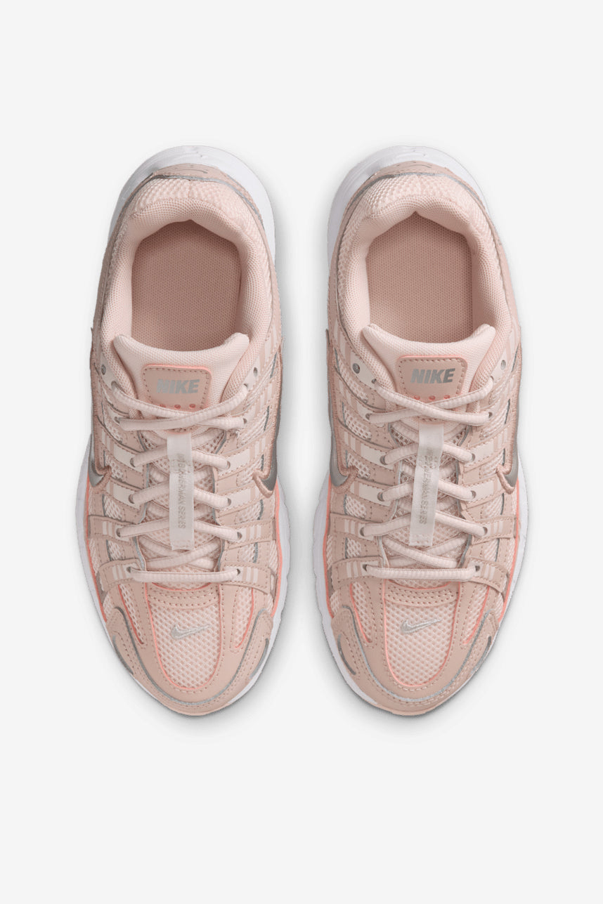 P-6000 Sneaker - Silt Red + Metallic Silver