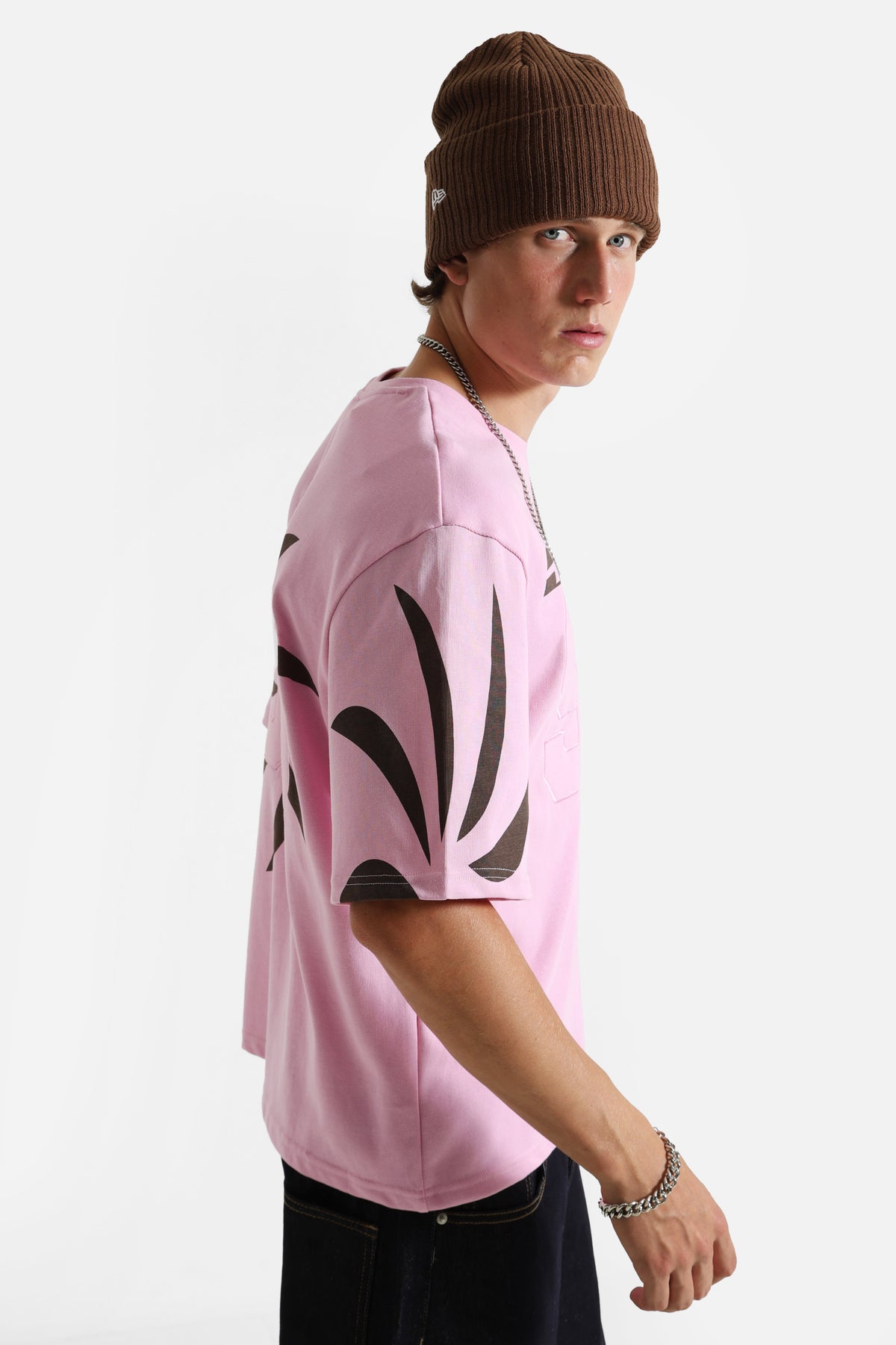T-Shirt - Pink + Braun