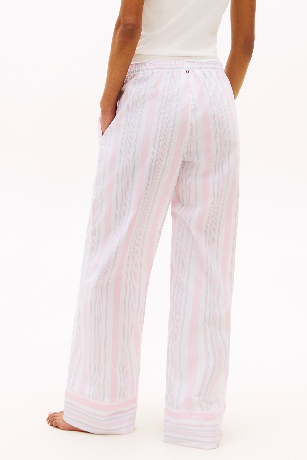 Pyjama-Unterteil - Pink + White
