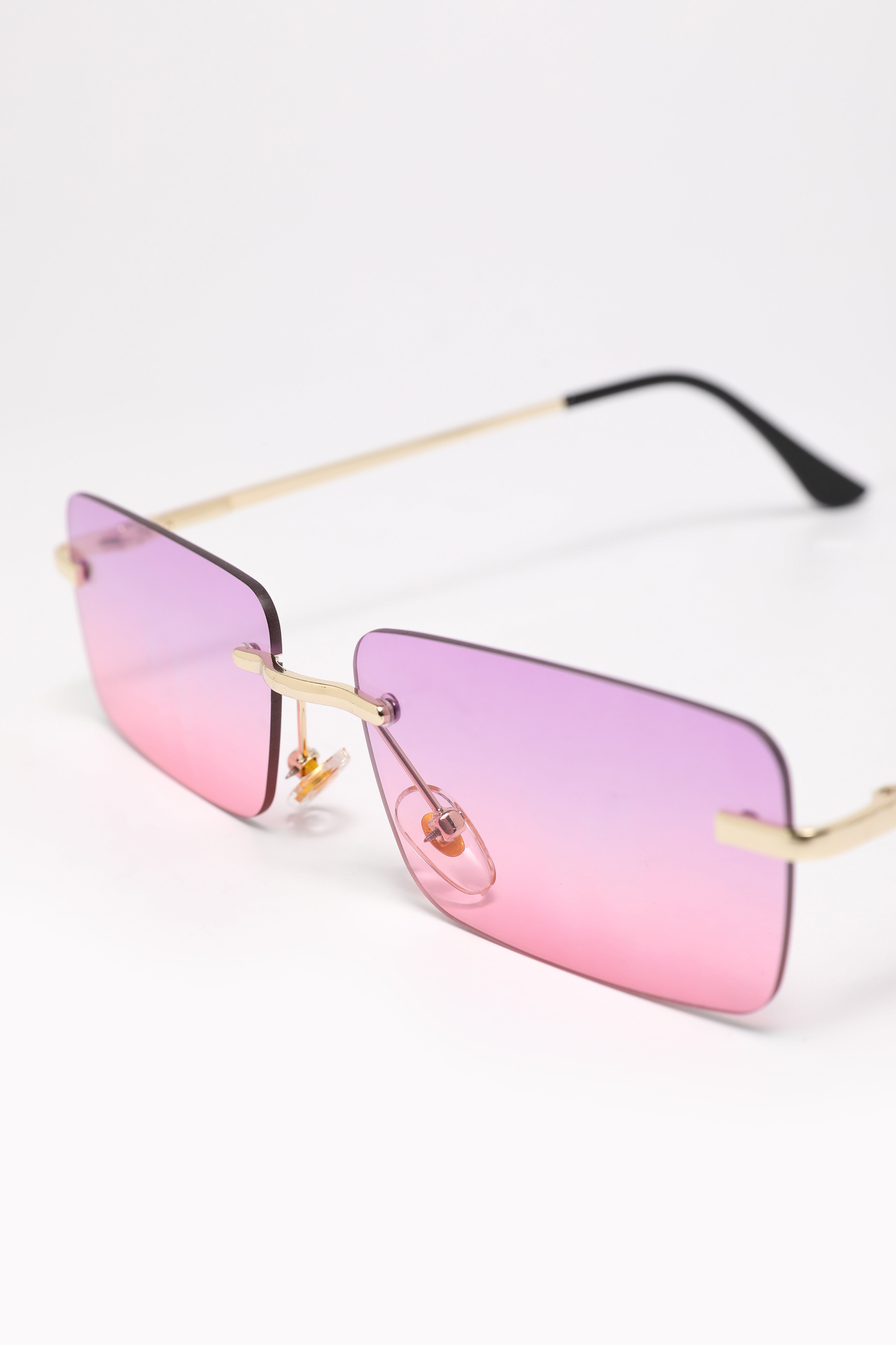 Glasses - Gold + Purple Pink