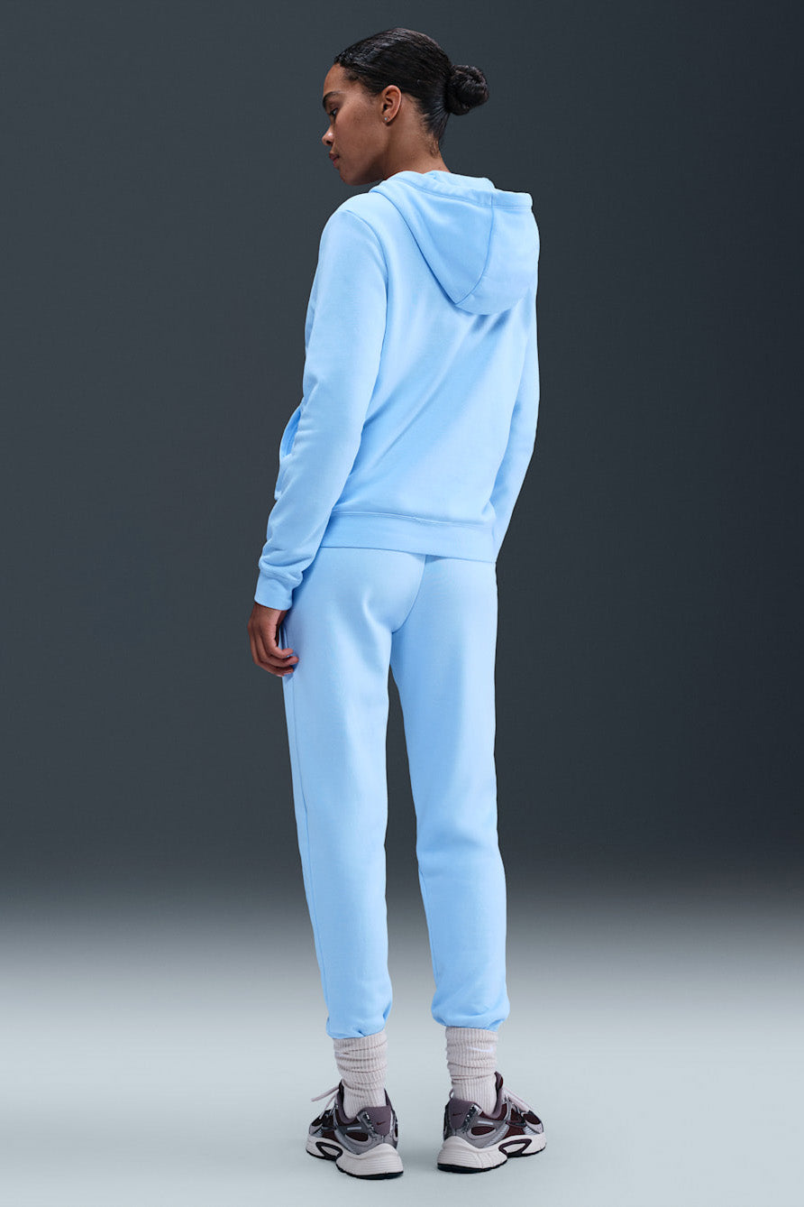 Giacca con cappuccio - Blu Celestino