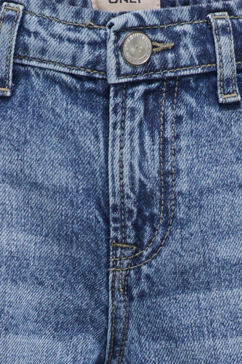 KOGCOMET Wide Leg Jeans - Medium Blue Denim