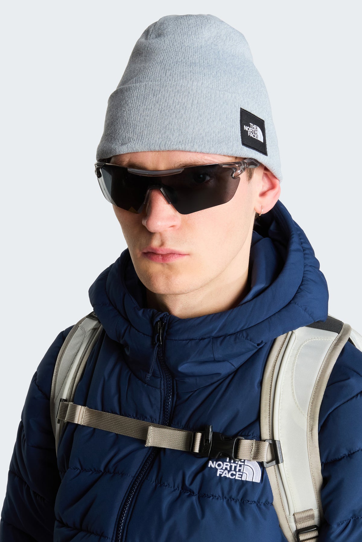 Dock Worker Beanie - Pale Grey Heather