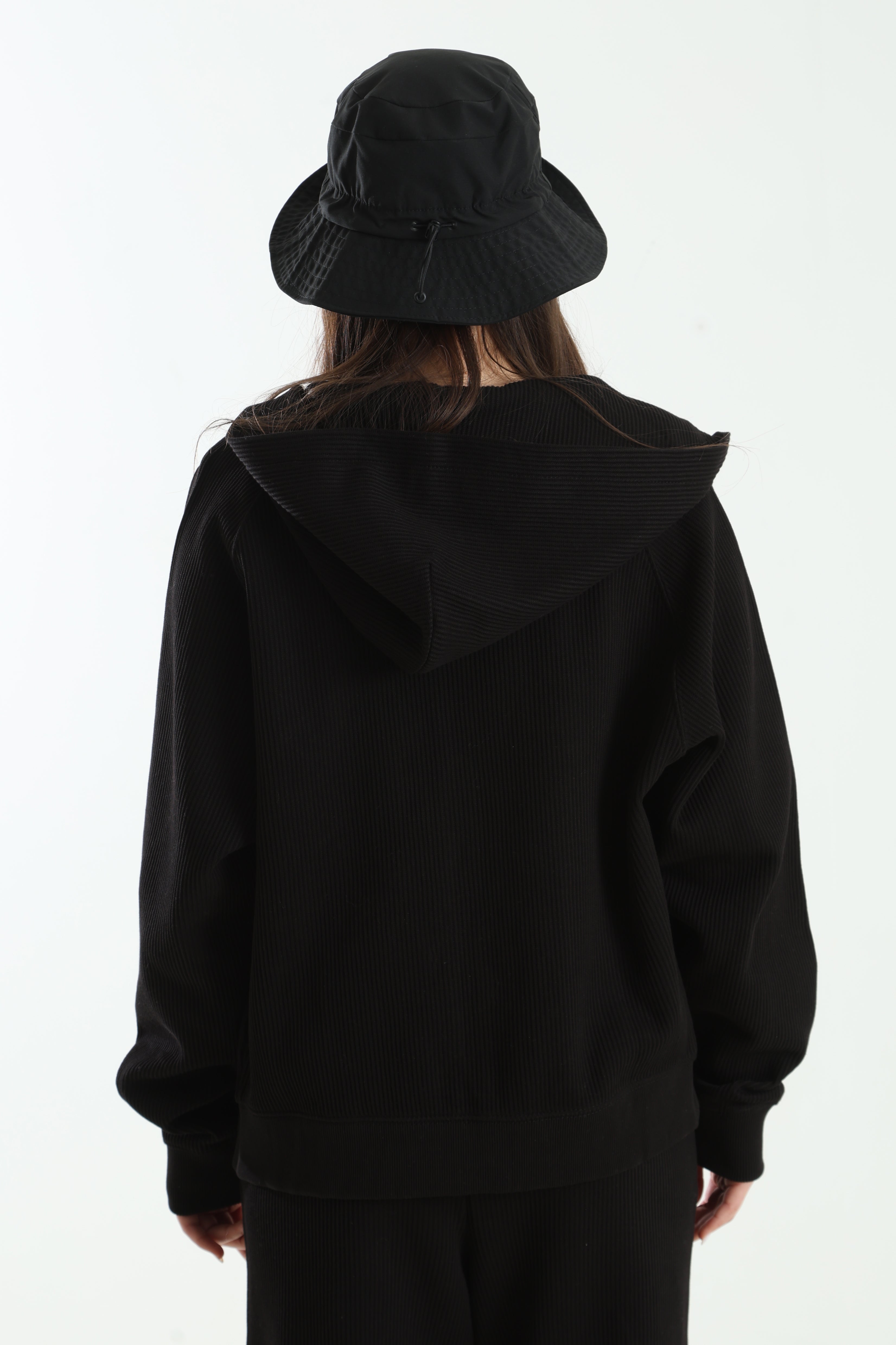 Strukturierte Trainingsjacke - Washed Black