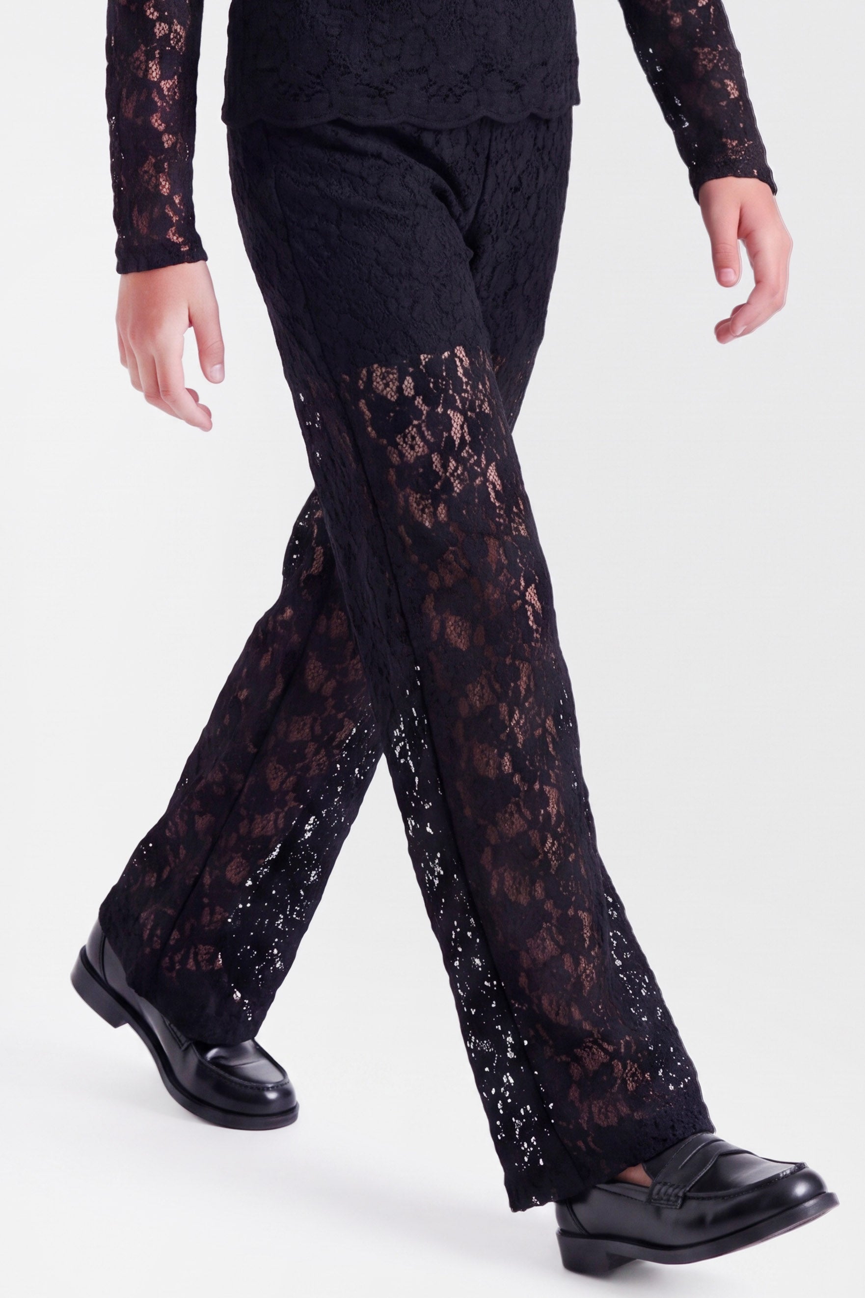 KOGLEIKA lace trousers - Black