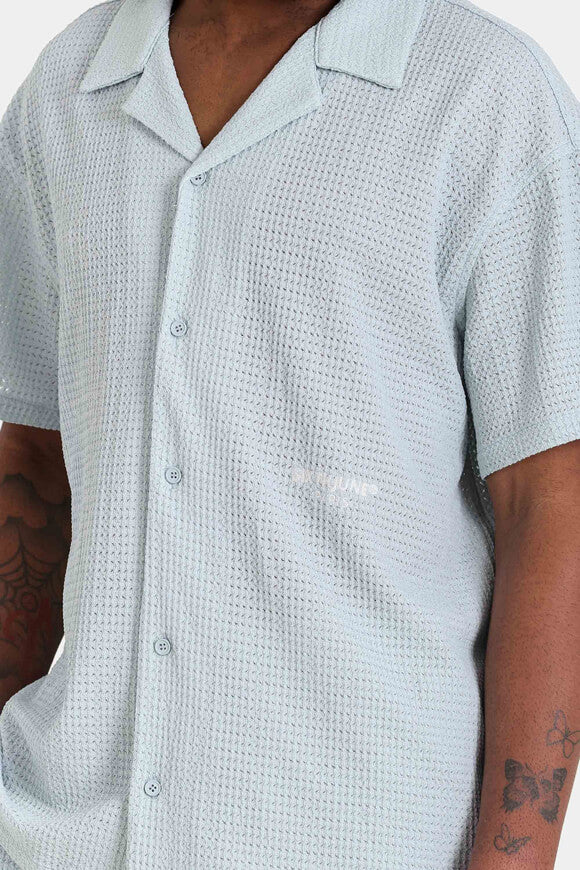 Camicia strutturata - Azzurro