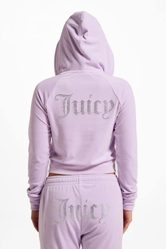 Madison Velvet Crop Jacket - Pastel Lilas