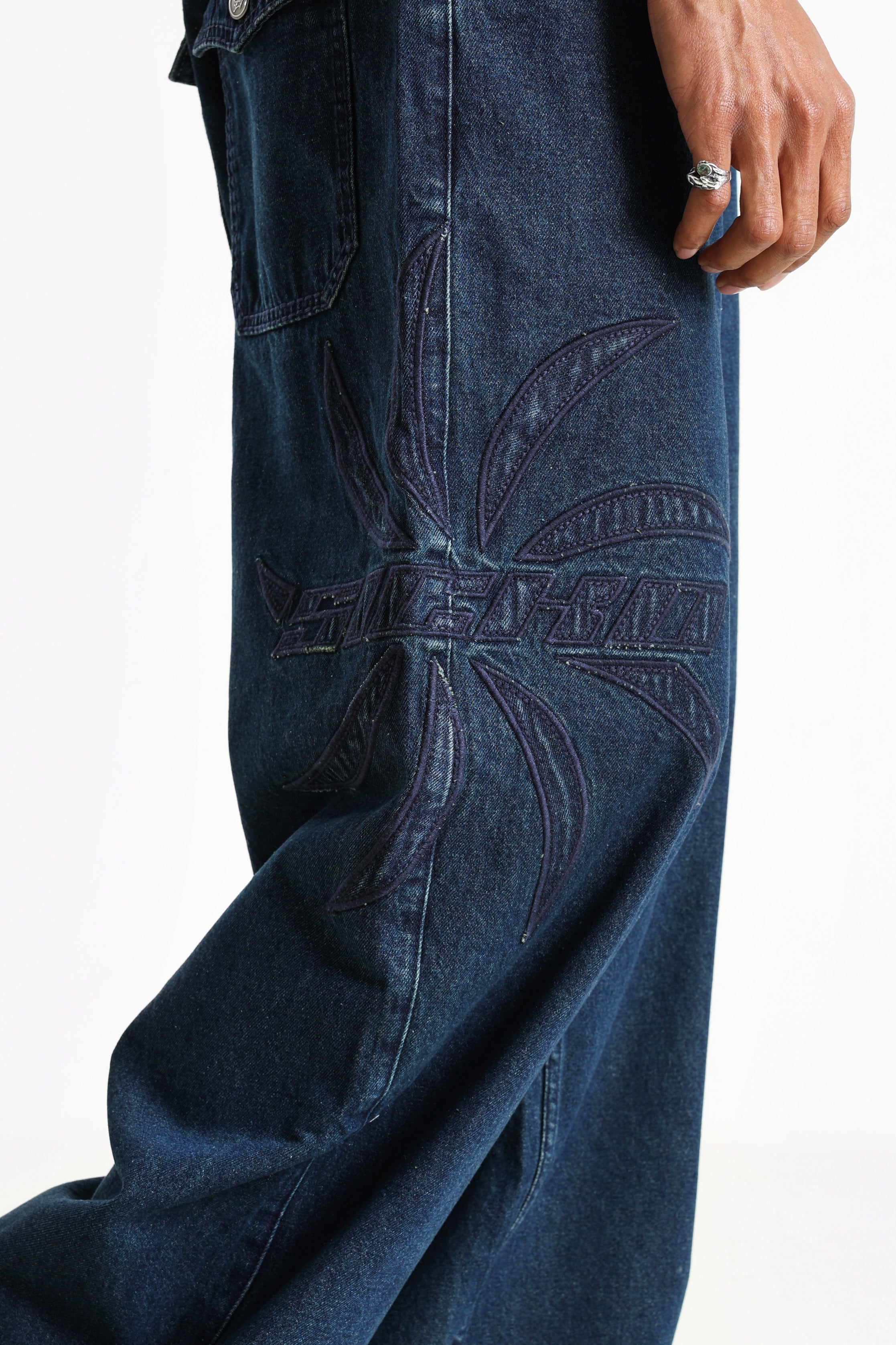 Jean baggy fit - Bleu foncé