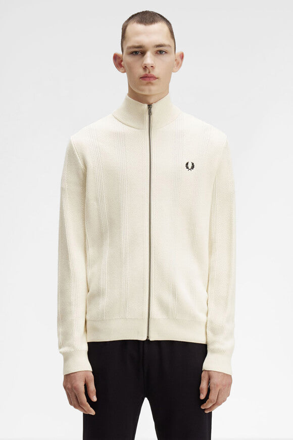 Veste en tricot - blanc cassé