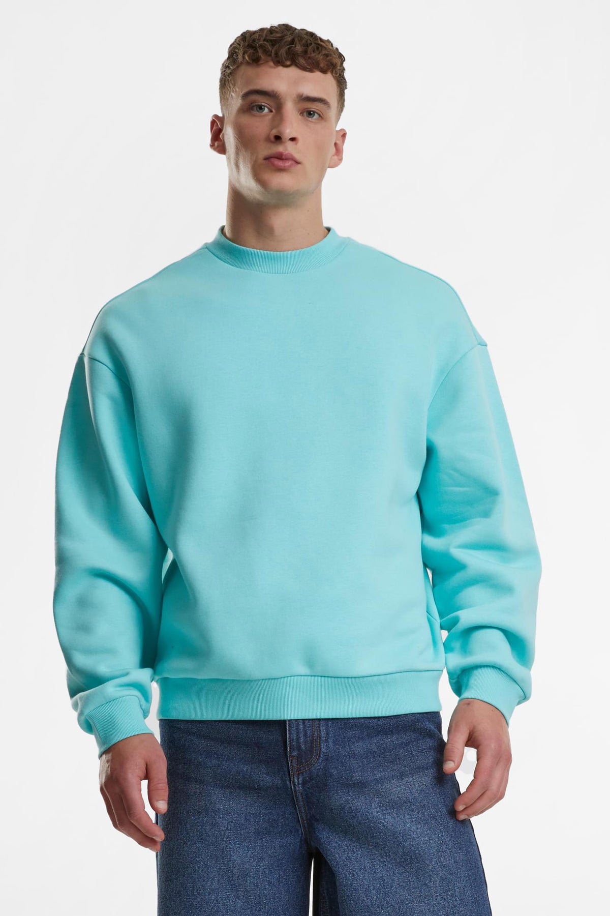 Fluffy sweatshirt - Berylblue