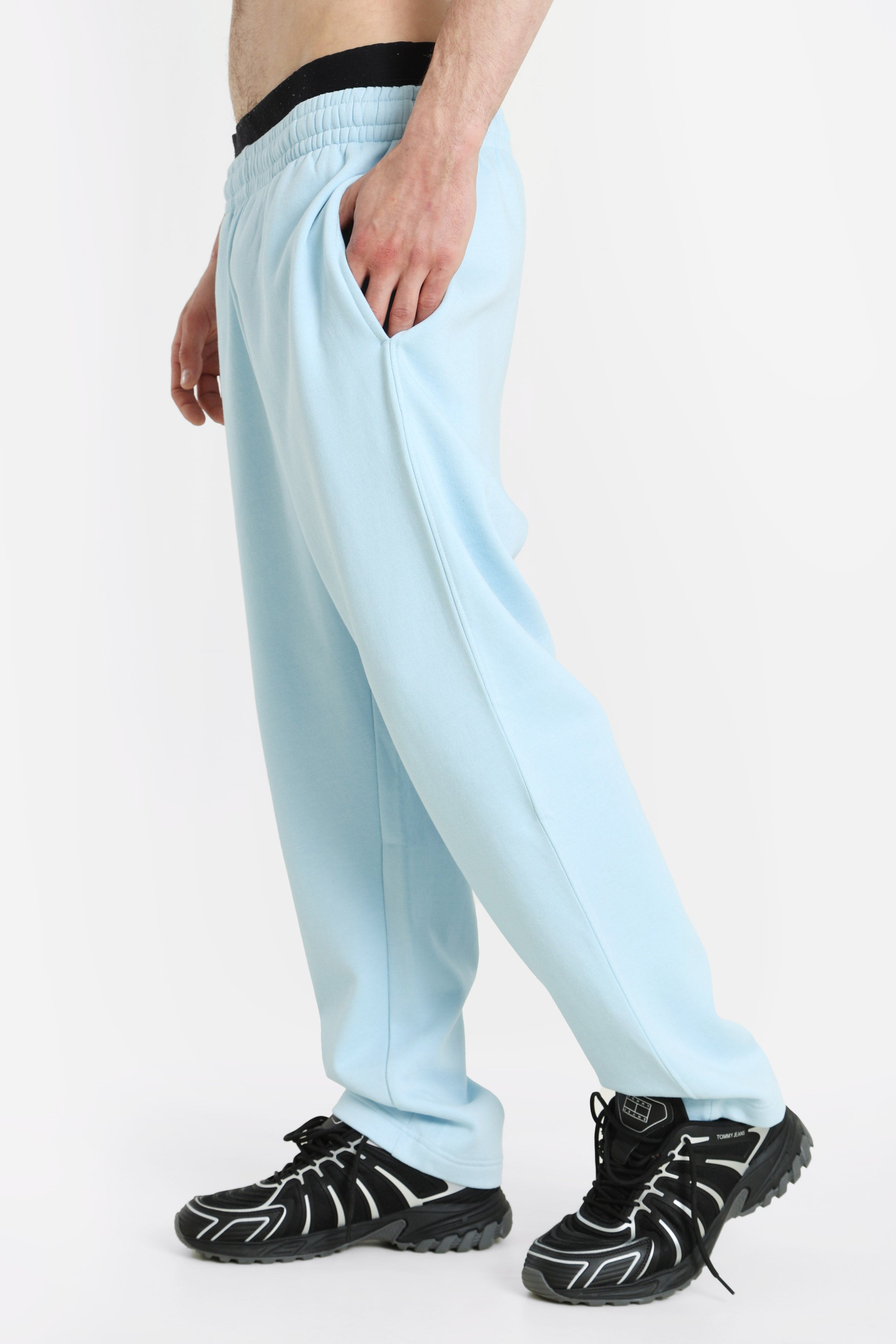 Pantalon en sweat - Bleu clair