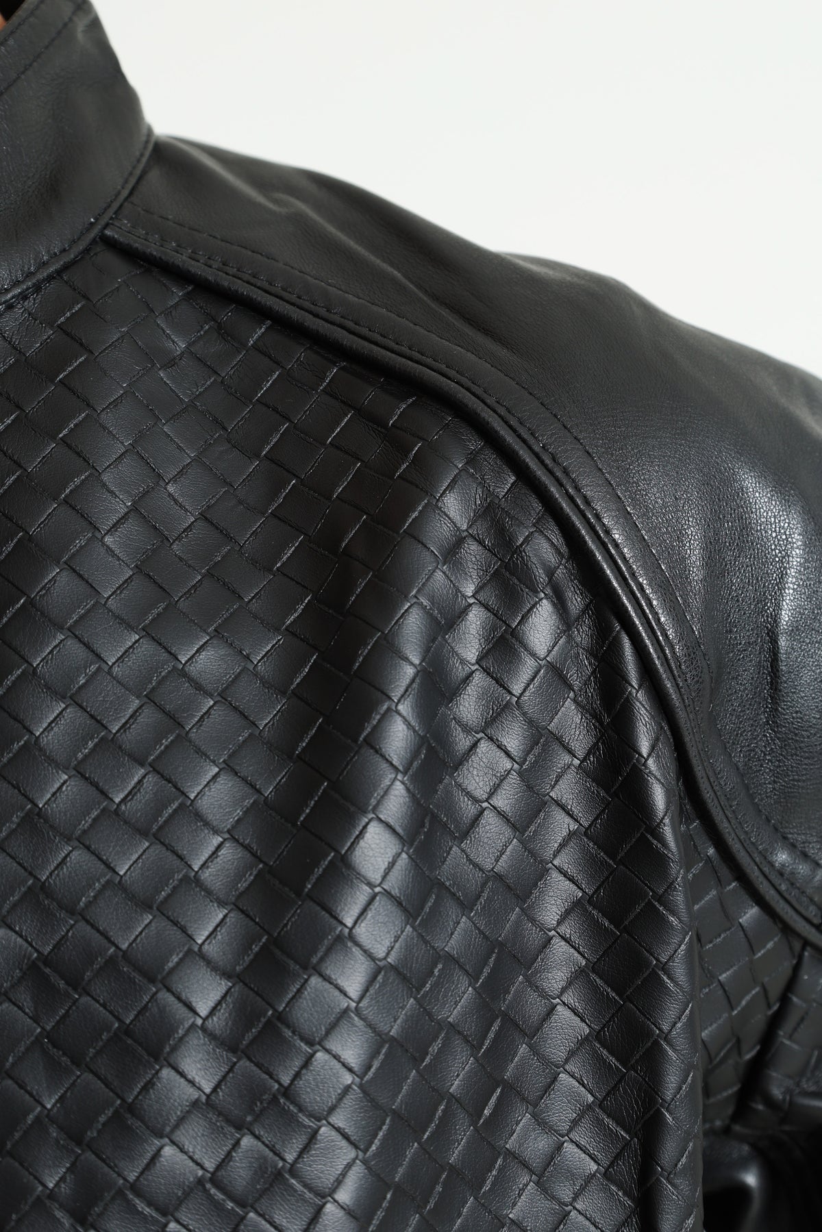 Bomber Kunstlederjacke
