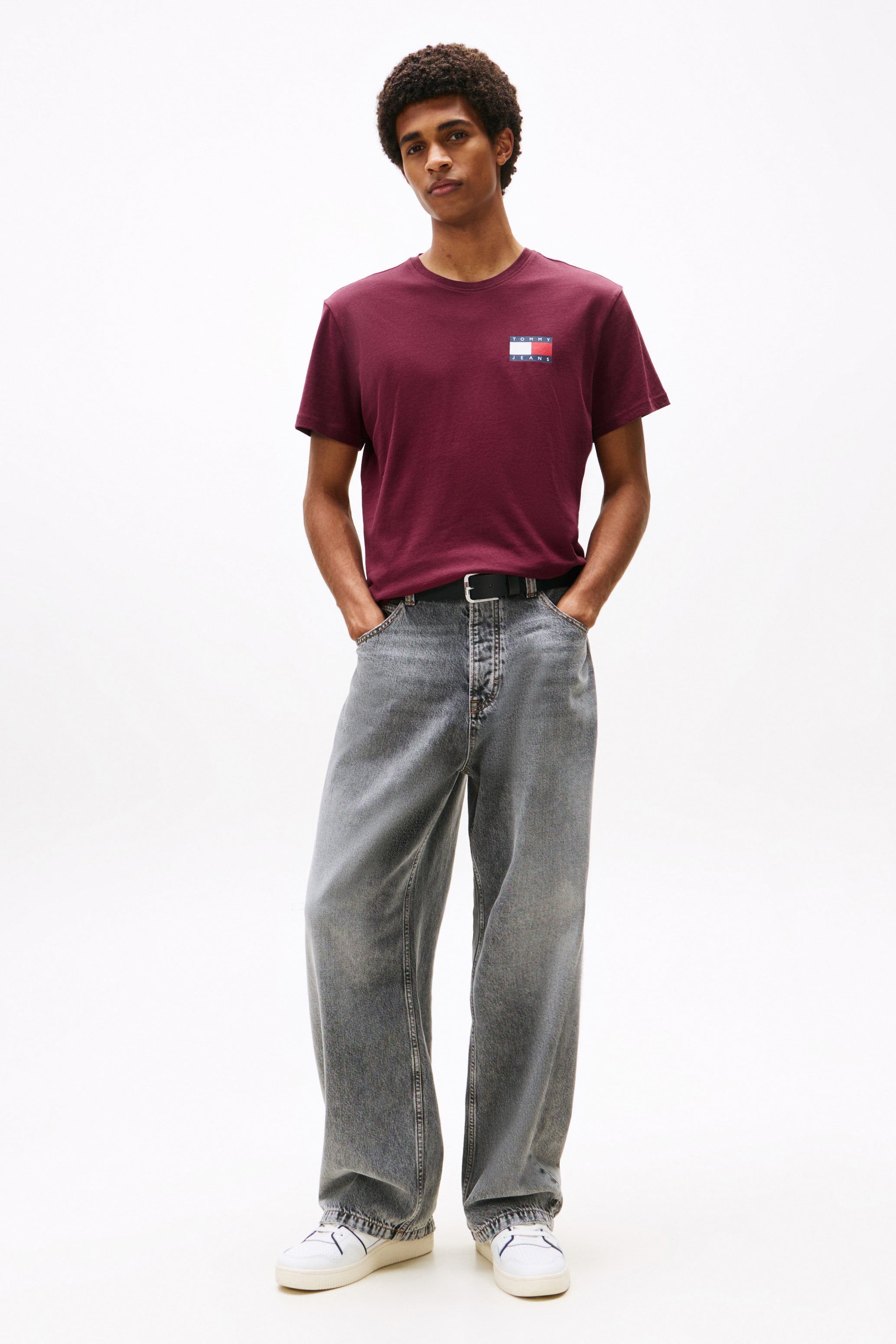 T-shirt Essential Flag - Red Wine