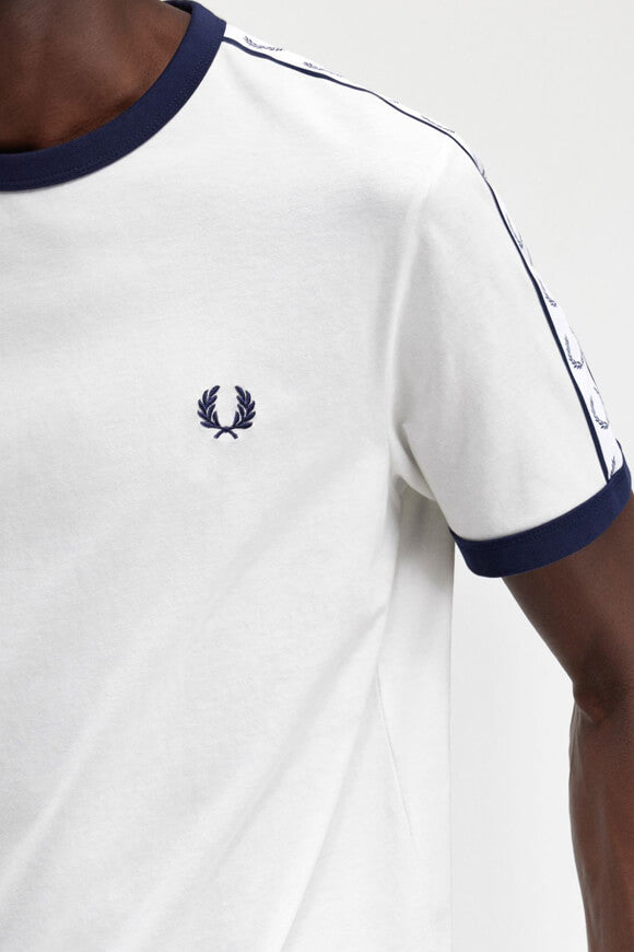 T-Shirt - Snow White + Navy