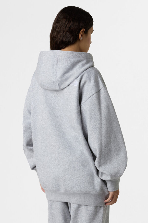 Oversize Kapuzensweatshirt - Light Grey Heather