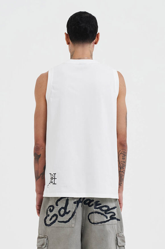 Medusa Drag Tanktop - White