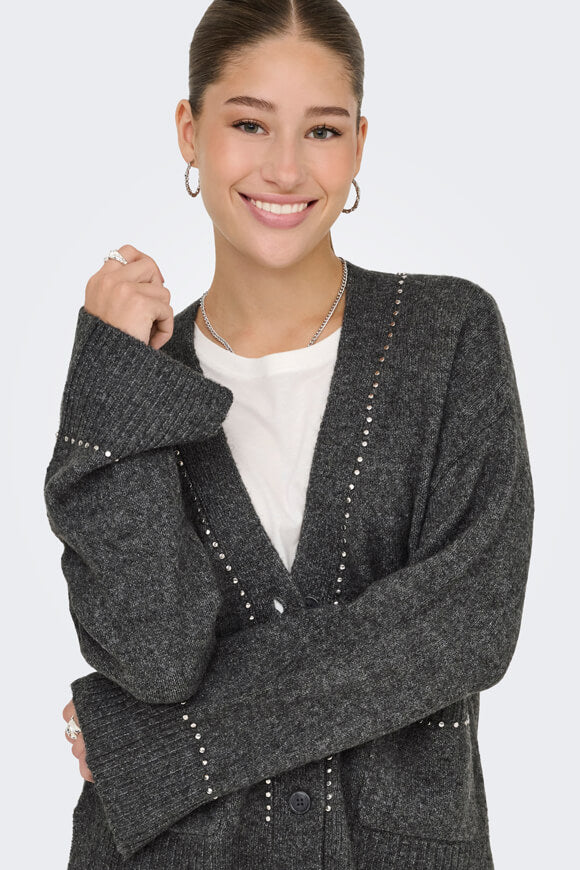 ONLELSIE Cardigan - Medium Grey Melange