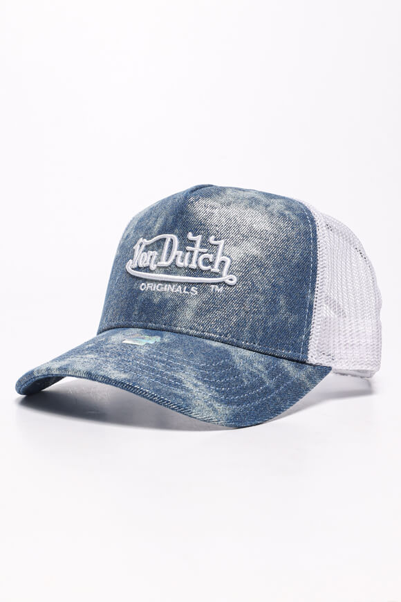 Newark casquette trucker / snapback - Denim Blue + White