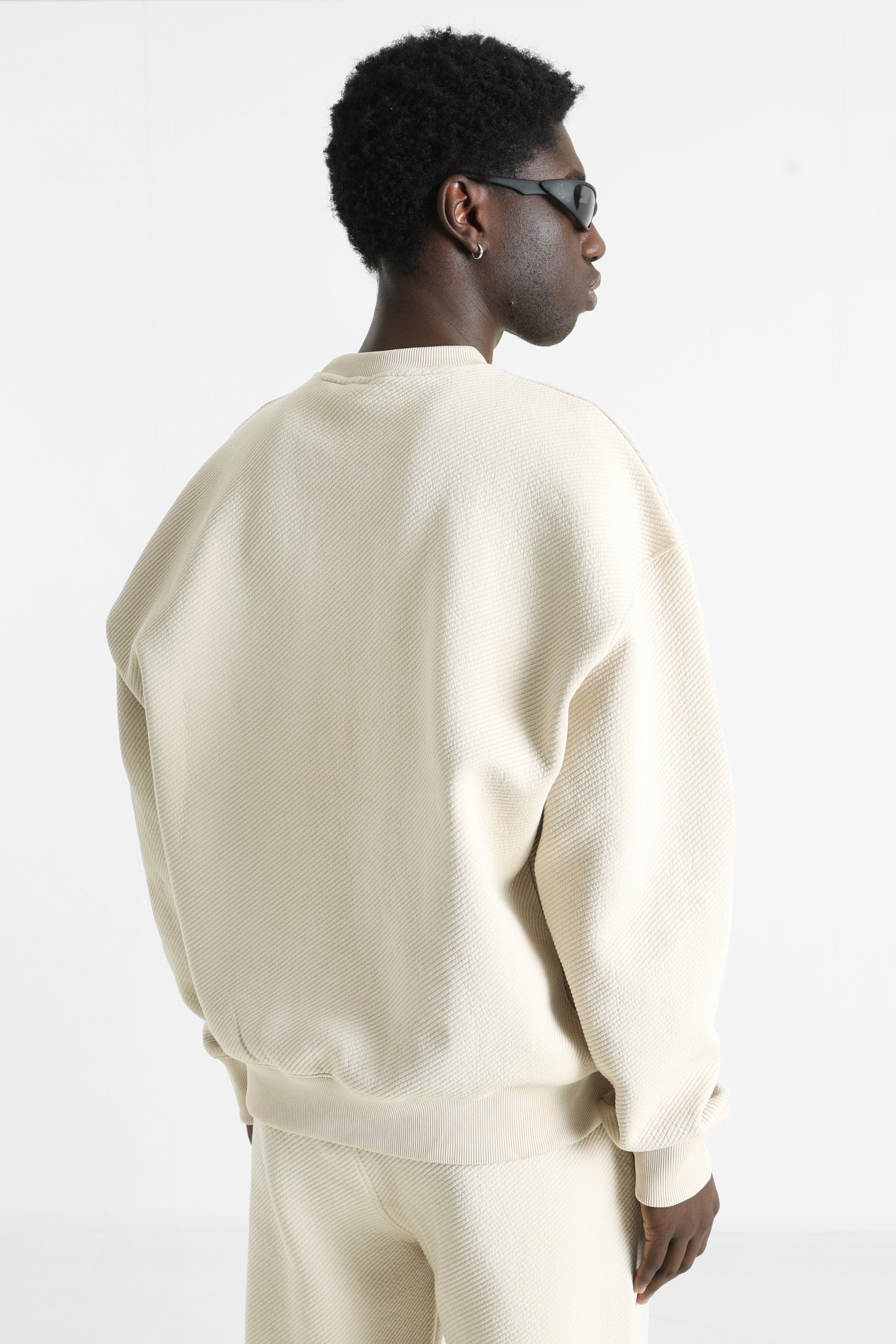 Tate Oversize Sweatshirt - Stone