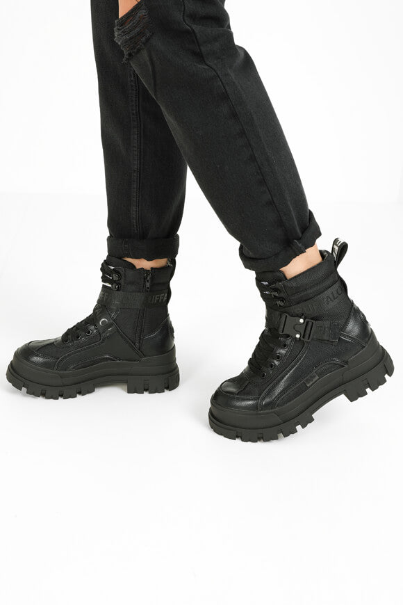 Aspha Com1 Plateau Winterstiefelette - Schwarz