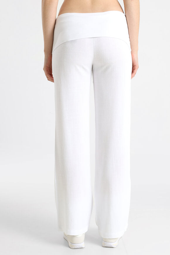Pantaloni in lino - bianco